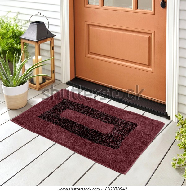 Classic & Beautiful Colorful Woolen\
& Cotton Doormat For home entrance and bathroom door mat For\
Interior Decoration