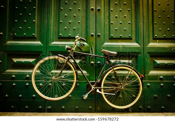 big green bike