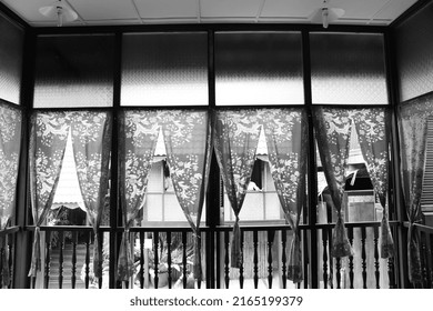 Classic Black And White Traditional Malay House Interior