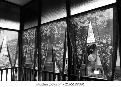 Classic Black And White Traditional Malay House Interior