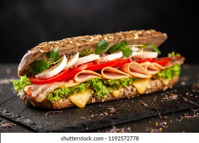 Classic BLT sandwiches - Shutterstock ID 1192572778
