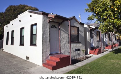 Classic California Bungalow Architecture From The 1930s.