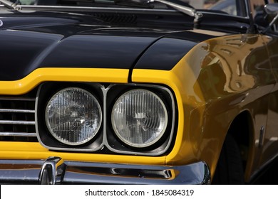 Classic Car Head Lamps Detail