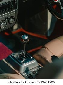 Classic Car interior gated gear shifter 