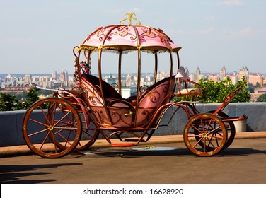 Classic carriage in Kyiv Ukraine