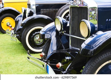 Classic Cars In A Row