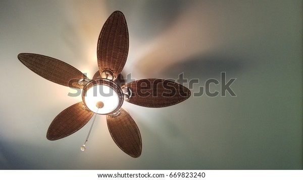 Classic Ceiling Fan Lights Stock Photo Edit Now 669823240