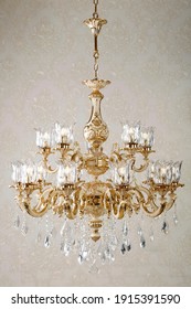 Classic Chandelier In The Interior