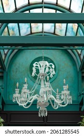 Classic Chandelier In The Interior