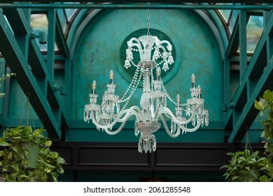 Classic Chandelier In The Interior