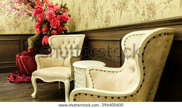 Classic Chinese Vintage Style Table Leather Royalty Free