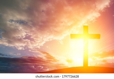 Cross Crucifixion Jesus Christ Sky Sun Stock Photo 1457533700 ...