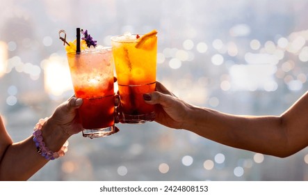 classic cocktails on the rooftop bar - Powered by Shutterstock