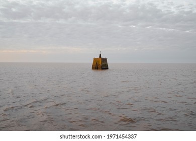 A Classic Construction Alone In The Middle Of The Rio De La Plata, Watch In The Middle Of Nowhere On The Coast Of Buenos Aires