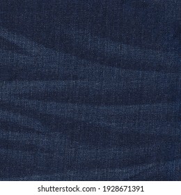 Classic Deep Blue Denim Fabric Background