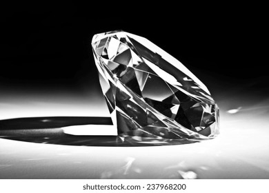 Classic Diamond Close Up Image, Soft Focus