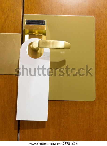 Classic Do Not Disturb Sign On Stock Photo 93781636 | Shutterstock