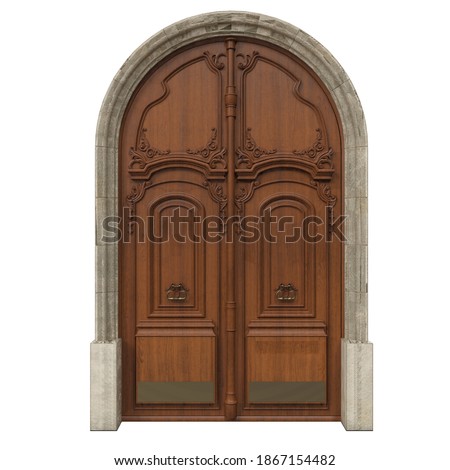 Classic door for beautiful houses