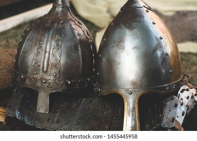 Classic East European Helmet Lamellar Armor Stock Photo Edit Now 1455445958