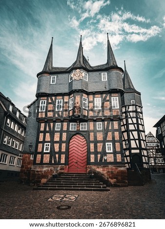 A classic example of Gothic architecture - The town hall of Frankenberg, Germany