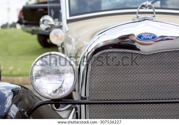 Classic Ford at a car show in Prattville, Alabama on\
May 30, 2015