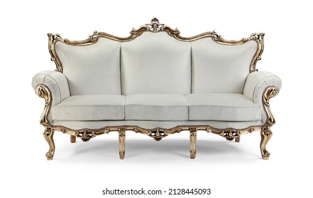 Classic Furniture Isolated On White Background Stock Photo 2128445093 ...