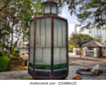 Classic Glass Lampshade Blur.  Natural Concept