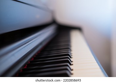 Classic Grand Piano Keyboard Closeup Closeup Stock Photo 2202858693 ...