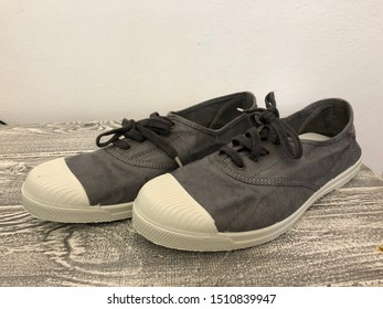 Classic gray organic cotton shoes