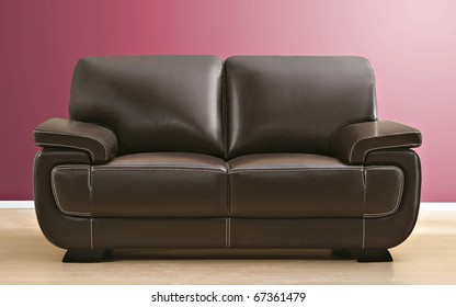Classic Leather Couch