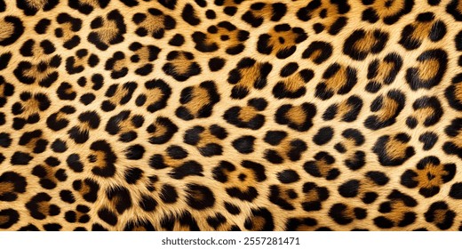 Classic Leopard Seamless Repeating Pattern Design