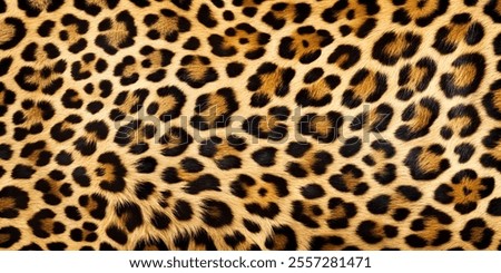 Classic Leopard Seamless Repeating Pattern Design