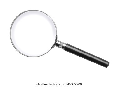 Classic Magnifying Glass Isolated On White