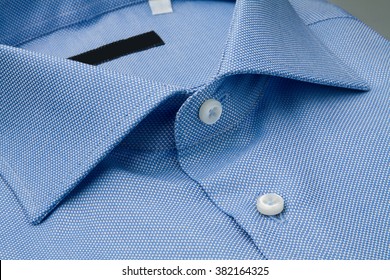 Classic Men's Shirt Collar Detail