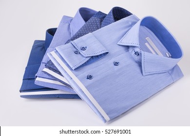 Classic Men's Shirts Stacked