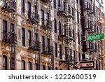 Classic New York Tenement Buildings.