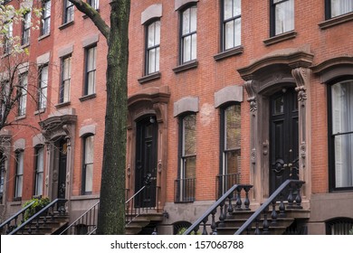 Classic old apartment building in Greenwich Village, New York City