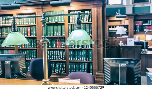 Classic Old Reading Room Stock Image Download Now