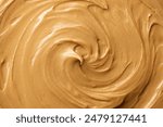 Classic peanut butter top view