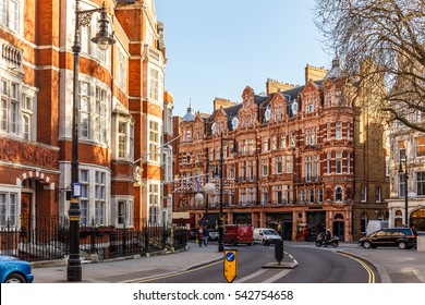 Classic Red Brick Building In Mayfair, London