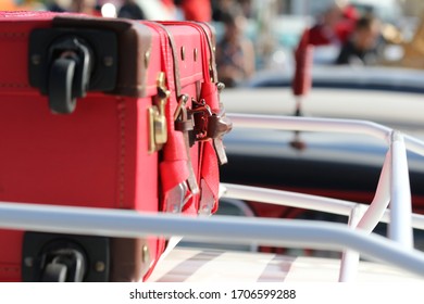 Classic Roofrack With Vintage Luggage