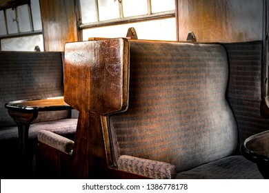 A Classic Slamdoor Train Seat 