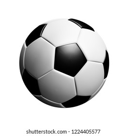 Classic Soccerball Isolated On White Background