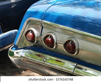 A Classic Stop Lamp Of A Hot Rod Car