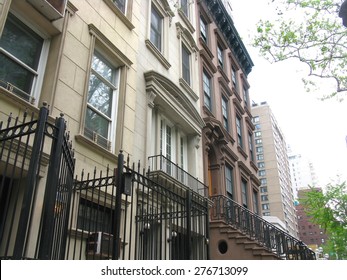 Classic townhouses on the Upper East Side of Manhattan