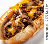 A Classic Traditional Cheese steak