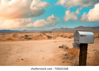 Classic US Post Box In The West.