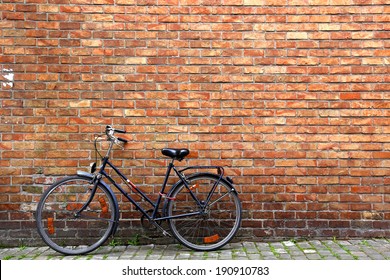 Classic View Of Bike And Wall # 1