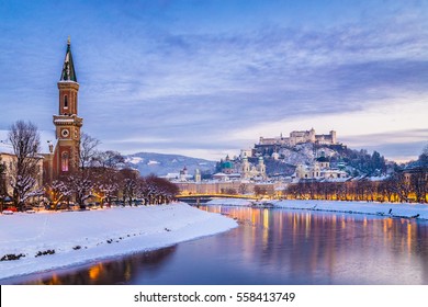 Classic View Historic City Salzburg Famous Stock Photo 558413749 ...