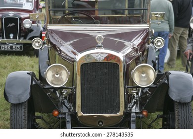 classic vintage English car at a countryside event,derbyshire, UK.taken 05/10/2007 - Shutterstock ID 278143535